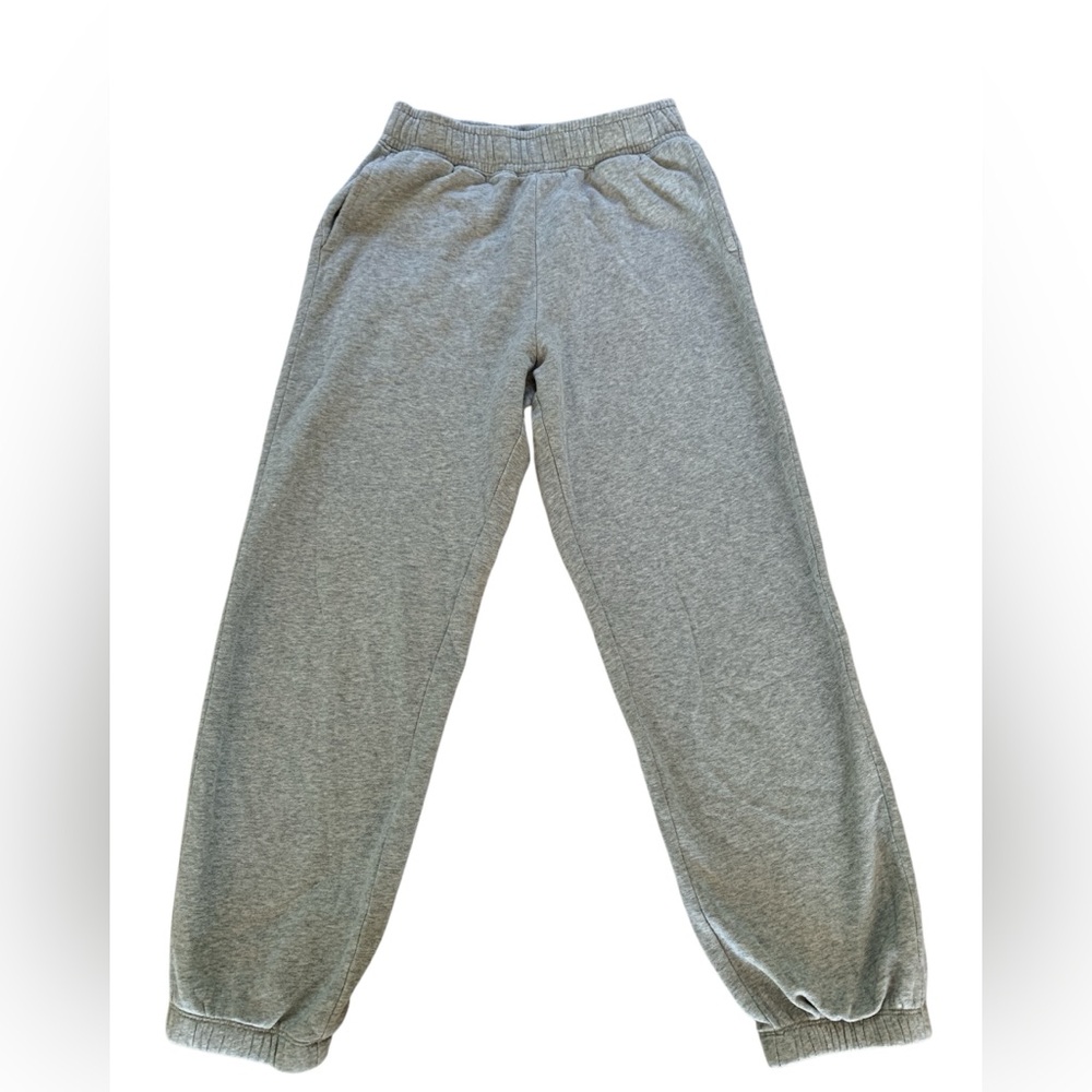 GAP Teen Gray Sweatpants Relaxed Fit Elastic Waistband With Pockets Size 12